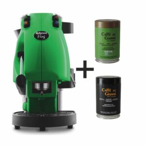 kaffeemaschine & pads grün