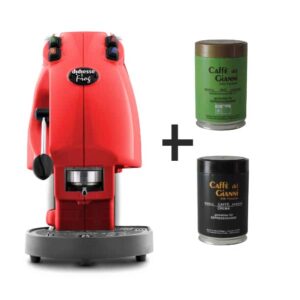 kaffeemaschine & pads rot